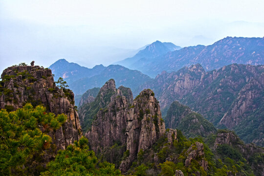 雾色黄山