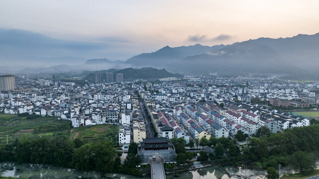 鄉村小鎮風光