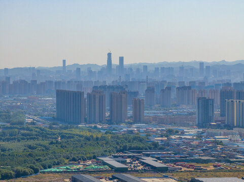 济南城市全景