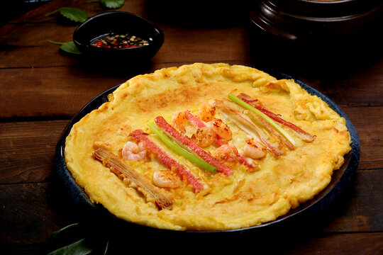 韩式海鲜饼