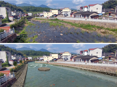 乡村河道效果图