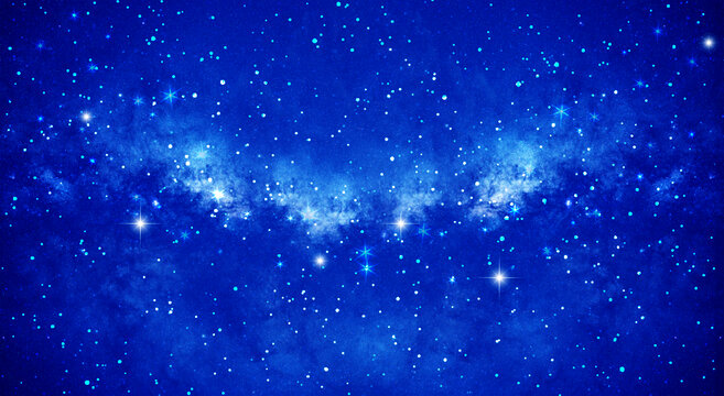 藍(lán)色星空銀河