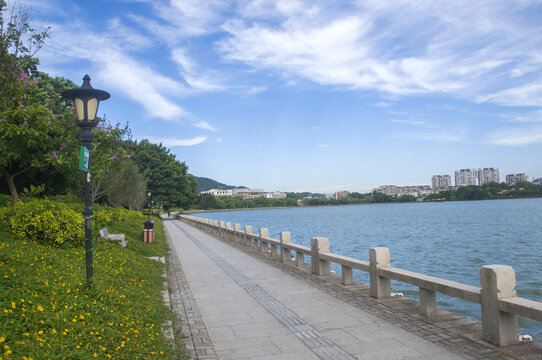 亲水步道景观路