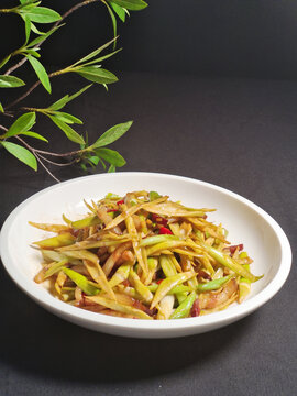 黃金筍炒臘肉