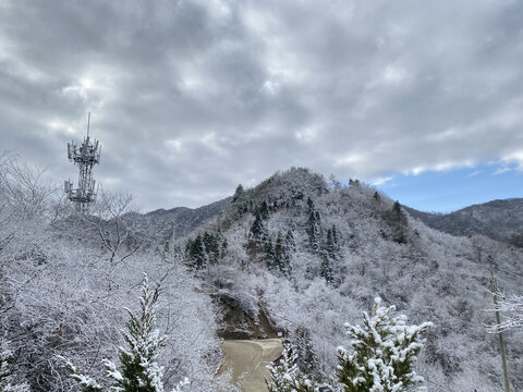 城口冬天雪景