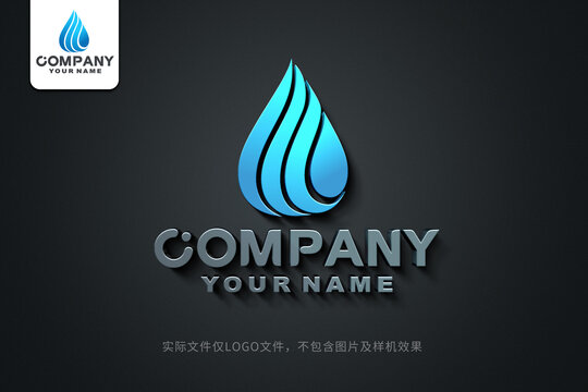 水滴logo水滴标志