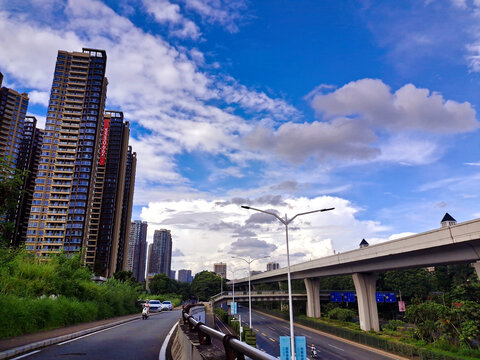 高架桥建筑风景