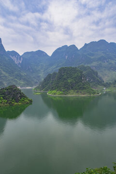 湖光山色风景如画