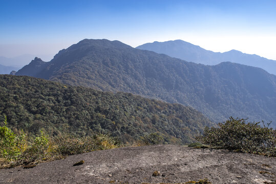 高山大山山景