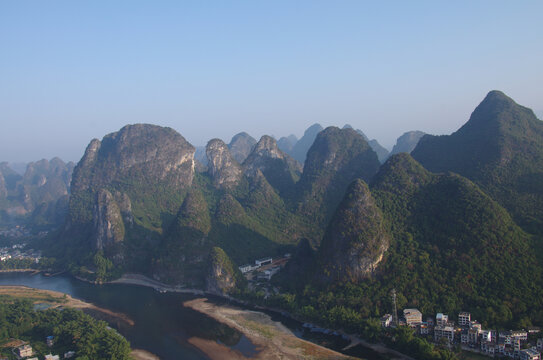 乡村风景山景