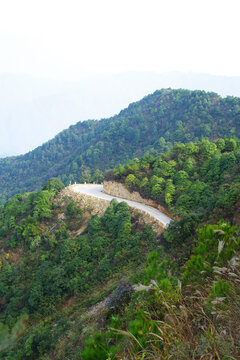 盘山公路自然风景