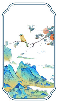 立冬節(jié)氣國(guó)風(fēng)海報(bào)
