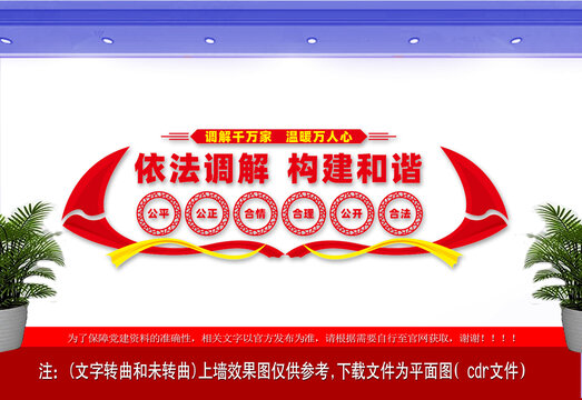 調(diào)解文化墻