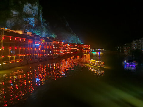 镇远古城夜景