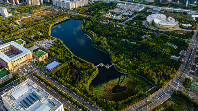 中国长春南部新城建筑景观