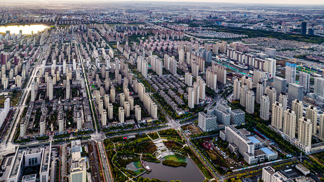中国长春南部新城建筑景观