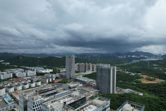 建设中的鹏城实验室鹏城云脑