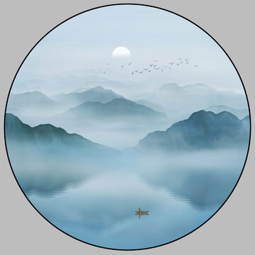 山水圖