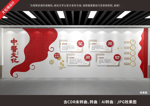 中醫(yī)文化展示展廳墻