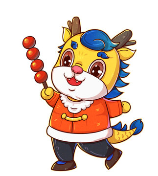 2024龍年春節(jié)卡通龍