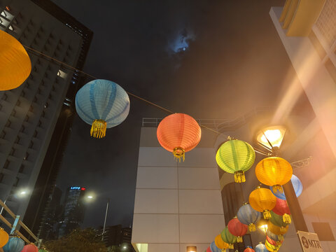 香港中秋节夜景