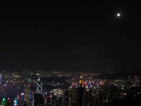 维多利亚港夜景