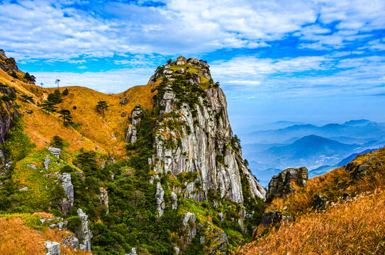 高山秋景壁纸