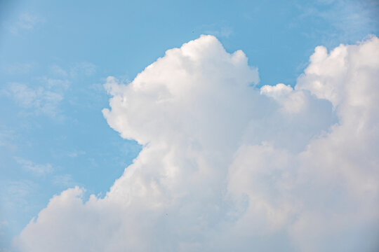 蓝天白云特写素材天空云朵