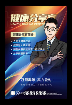 講師介紹人物培訓(xùn)宣傳海報(bào)