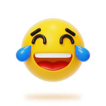 社交情緒表情情感反應哭笑3D