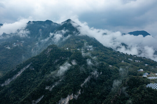 清江画廊云雾山水风光