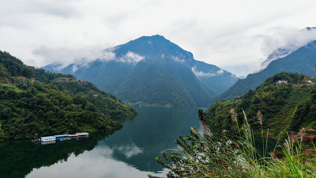 清江画廊云雾山水风光