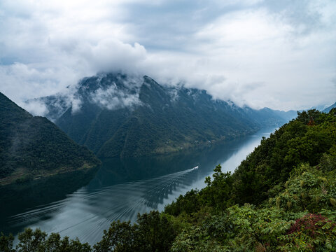 清江画廊云雾山水风光