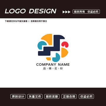 卡通儿童LOGO标志设计