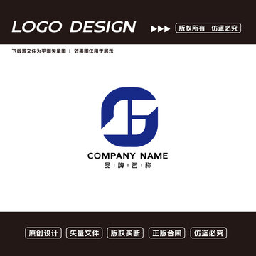 科技公司logo简约大气