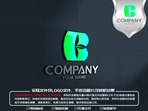 B字母生物科技logo