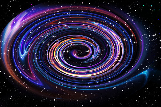 唯美漩渦星空
