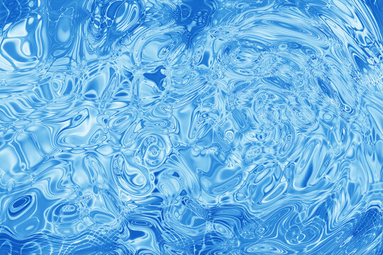 抽象蓝色水波纹