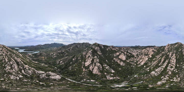 乳山岠嵎山全景