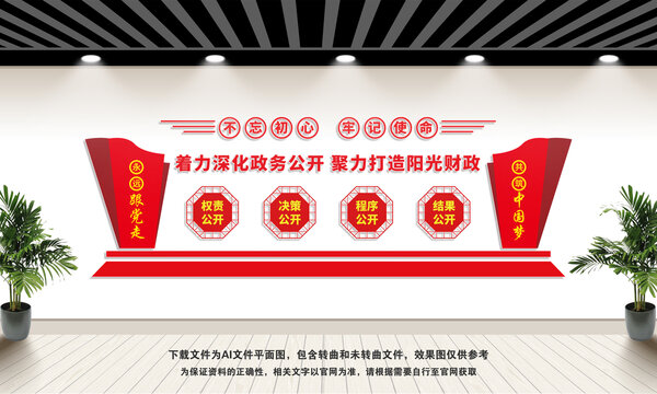 財(cái)政局文化墻