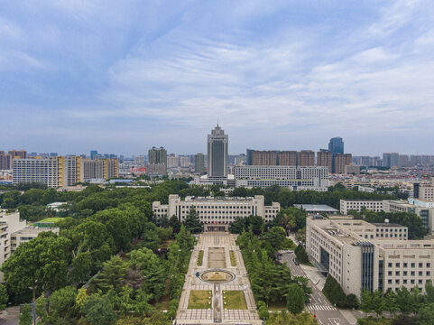 山东大学中心校区航拍