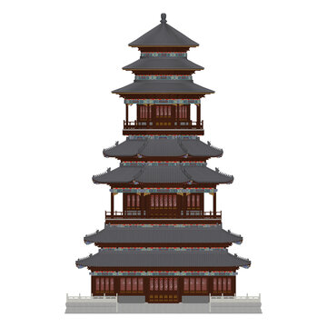明堂正立面效果