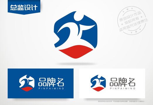 商业人士logo招聘标志