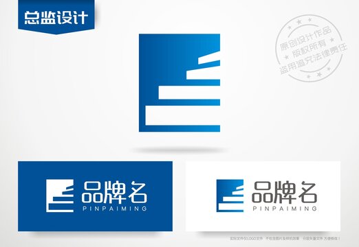 楼梯logo步梯标志