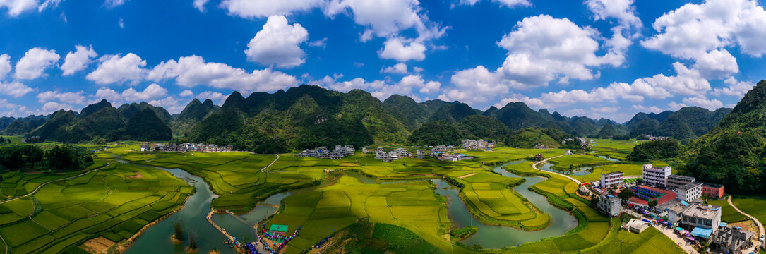 广西靖西田园风光