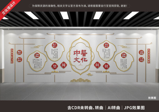 中醫(yī)文化展示展廳墻