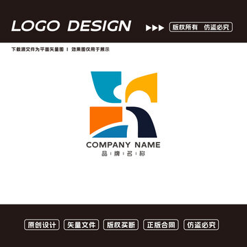 儿童教育logo设计标志