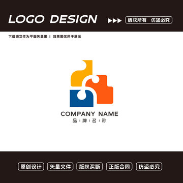 儿童教育logo标志