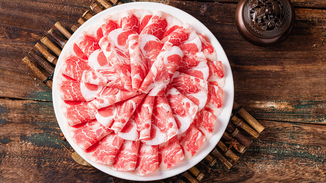 雪花肥牛肉