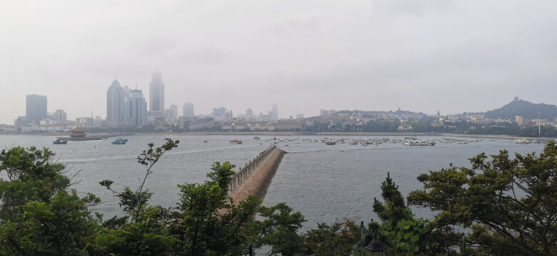 青岛市南区全景